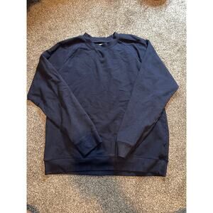 Brooklinen men’s crew neck blue size large in great shape
